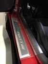 C7 Corvette Clear Door Sill Protectors w/CORVETTE Script